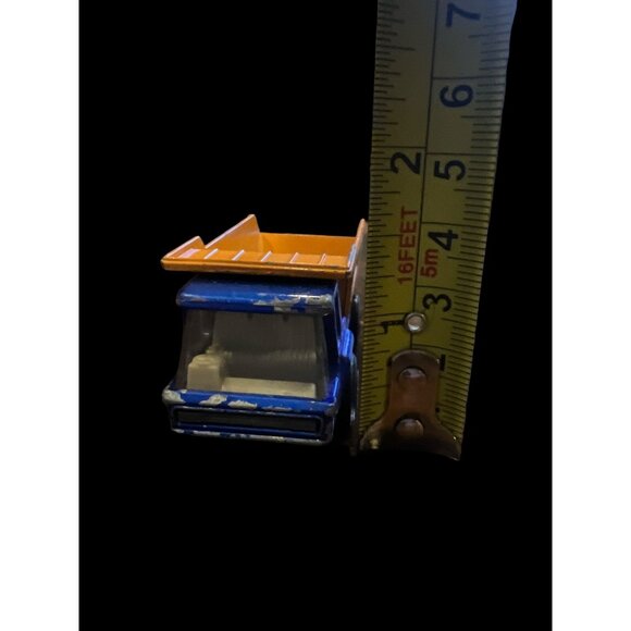 Vintage Matchbox Superfast‎ By Lesney No23 Atlas Diecast Blue Dump Truck England - Picture 9 of 10